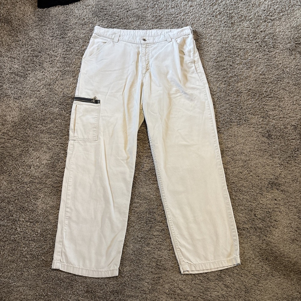 Vintage Britannia Cargo Pants Mens‎ 36x32 Cargo Cotton Utility Flat Front